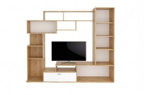 Стенка Диско (СТЛ.150.01) Дуб дикий/Белый в Ханты-Мансийске - hanty-mansiysk.mebel24.online | фото 2