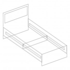 СТИЛ Кровать каркас в Ханты-Мансийске - hanty-mansiysk.mebel24.online | фото 2