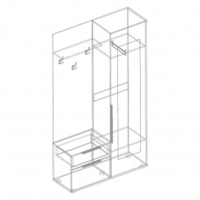 СТИЛ Прихожая (правое исполнение) в Ханты-Мансийске - hanty-mansiysk.mebel24.online | фото 2