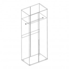 СТИЛ Шкаф 2-ств для одежды в Ханты-Мансийске - hanty-mansiysk.mebel24.online | фото 2