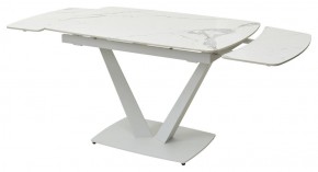 Стол ALATRI 120 GLOSS STATUARIO WHITE SOLID CERAMIC / WHITE, ®DISAUR в Ханты-Мансийске - hanty-mansiysk.mebel24.online | фото 9