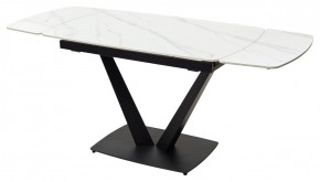 Стол ALATRI 120 MATT WHITE MARBLE SOLID CERAMIC / BLACK, ®DISAUR в Ханты-Мансийске - hanty-mansiysk.mebel24.online | фото 10