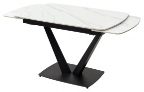 Стол ALATRI 120 MATT WHITE MARBLE SOLID CERAMIC / BLACK, ®DISAUR в Ханты-Мансийске - hanty-mansiysk.mebel24.online | фото 8