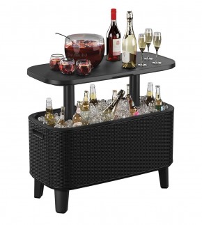 Стол Беви Бар (Bevy Bar Large Cool Bar), графит в Ханты-Мансийске - hanty-mansiysk.mebel24.online | фото 3