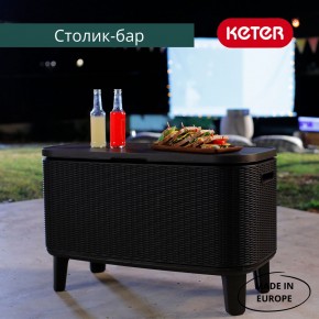 Стол Беви Бар (Bevy Bar Large Cool Bar), коричневый в Ханты-Мансийске - hanty-mansiysk.mebel24.online | фото 4