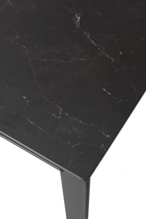 Стол CORNER 120 MATT BLACK MARBLE SOLID CERAMIC / BLACK, ®DISAUR в Ханты-Мансийске - hanty-mansiysk.mebel24.online | фото 5