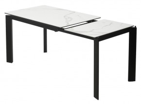Стол CORNER 120 MATTE STATUARIO Белый мрамор матовый керамика, стекло/ черный каркас, ®DISAUR в Ханты-Мансийске - hanty-mansiysk.mebel24.online | фото 4