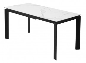 Стол CORNER 120 MATTE STATUARIO Белый мрамор матовый керамика, стекло/ черный каркас, ®DISAUR в Ханты-Мансийске - hanty-mansiysk.mebel24.online | фото 5