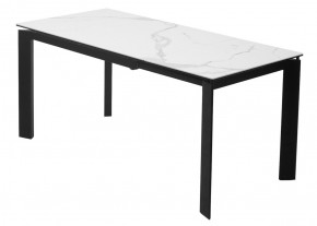 Стол CORNER 120 MATTE STATUARIO Белый мрамор матовый керамика, стекло/ черный каркас, ®DISAUR в Ханты-Мансийске - hanty-mansiysk.mebel24.online | фото 6