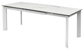 Стол CREMONA 140 MATTE STATUARIO Белый мрамор матовый, керамика/ белый каркас, ®DISAUR в Ханты-Мансийске - hanty-mansiysk.mebel24.online | фото 4