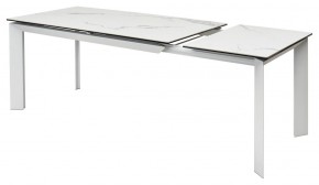 Стол CREMONA 140 MATTE STATUARIO Белый мрамор матовый, керамика/ белый каркас, ®DISAUR в Ханты-Мансийске - hanty-mansiysk.mebel24.online | фото 6