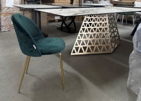 Стол ENNA 220 KL-188 Контрастный мрамор матовый, итальянская керамика/ каркас цвета шампань, ®DISAUR в Ханты-Мансийске - hanty-mansiysk.mebel24.online | фото 7