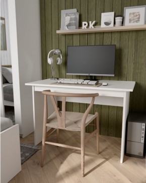 Стол КАСТОР письменный 120х65, цвет белый в Ханты-Мансийске - hanty-mansiysk.mebel24.online | фото