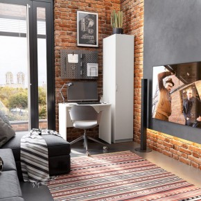 Стол КАСТОР письменный 80х50, цвет белый в Ханты-Мансийске - hanty-mansiysk.mebel24.online | фото