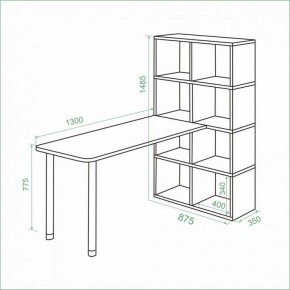 Стол компьютерный Bartolo в Ханты-Мансийске - hanty-mansiysk.mebel24.online | фото 3