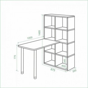 Стол компьютерный Bartolo в Ханты-Мансийске - hanty-mansiysk.mebel24.online | фото 3