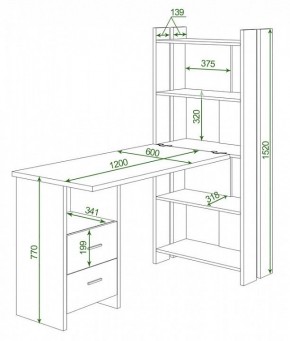 Стол компьютерный Домино Lite СТЛ-ОВ+С120Р в Ханты-Мансийске - hanty-mansiysk.mebel24.online | фото 2
