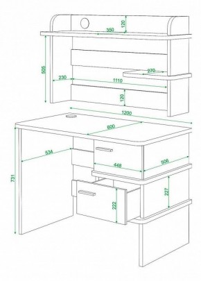 Стол компьютерный Домино нельсон СД-15 в Ханты-Мансийске - hanty-mansiysk.mebel24.online | фото 3