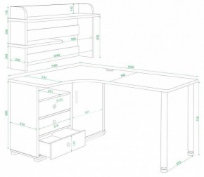 Стол компьютерный Домино нельсон СР-165М в Ханты-Мансийске - hanty-mansiysk.mebel24.online | фото 2