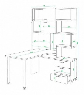 Стол компьютерный Домино нельсон СР-500М140 в Ханты-Мансийске - hanty-mansiysk.mebel24.online | фото 3