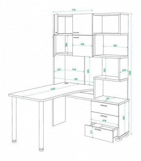 Стол компьютерный Домино нельсон СР-500М140 в Ханты-Мансийске - hanty-mansiysk.mebel24.online | фото 3