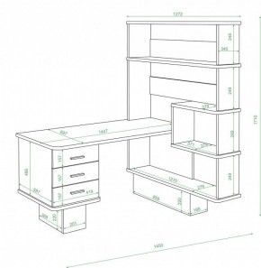 Стол компьютерный Домино нельсон СР-520 в Ханты-Мансийске - hanty-mansiysk.mebel24.online | фото 2