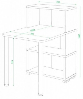 Стол компьютерный Домино СБ-10М/3 в Ханты-Мансийске - hanty-mansiysk.mebel24.online | фото 2