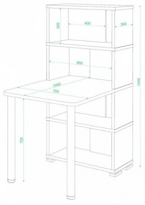 Стол компьютерный Домино СБ-10М/4 в Ханты-Мансийске - hanty-mansiysk.mebel24.online | фото 2