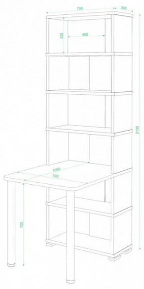 Стол компьютерный Домино СБ-10М/6 в Ханты-Мансийске - hanty-mansiysk.mebel24.online | фото 2