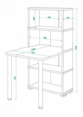 Стол компьютерный Домино СБ-10М4 в Ханты-Мансийске - hanty-mansiysk.mebel24.online | фото 3