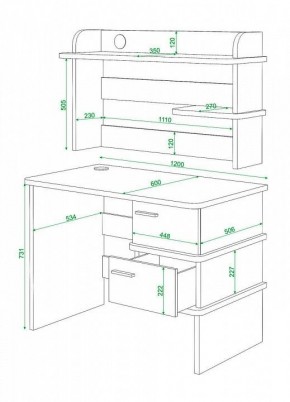 Стол компьютерный Домино СД-15 в Ханты-Мансийске - hanty-mansiysk.mebel24.online | фото 4