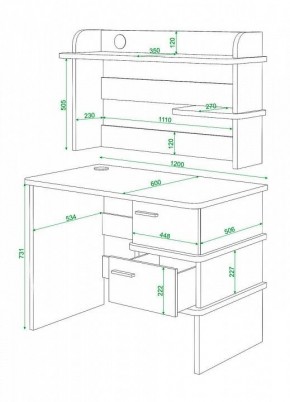 Стол компьютерный Домино СД-15 в Ханты-Мансийске - hanty-mansiysk.mebel24.online | фото 3