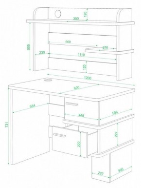 Стол компьютерный Домино СД-15 в Ханты-Мансийске - hanty-mansiysk.mebel24.online | фото 2