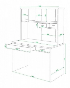 Стол компьютерный Домино СК-60 в Ханты-Мансийске - hanty-mansiysk.mebel24.online | фото 2