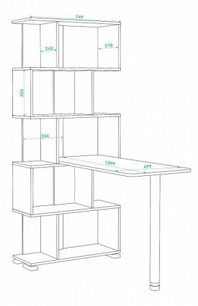 Стол компьютерный Домино СЛ-5СТ в Ханты-Мансийске - hanty-mansiysk.mebel24.online | фото 2