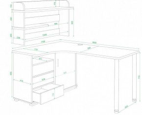 Стол компьютерный Домино СР-145М в Ханты-Мансийске - hanty-mansiysk.mebel24.online | фото 2