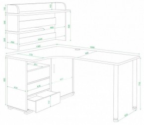 Стол компьютерный Домино СР-145М в Ханты-Мансийске - hanty-mansiysk.mebel24.online | фото 2