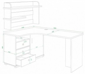 Стол компьютерный Домино СР-165 в Ханты-Мансийске - hanty-mansiysk.mebel24.online | фото 2