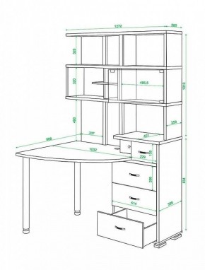 Стол компьютерный Домино СР-320 в Ханты-Мансийске - hanty-mansiysk.mebel24.online | фото 5