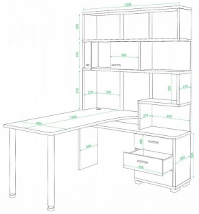 Стол компьютерный Домино СР-420/130 в Ханты-Мансийске - hanty-mansiysk.mebel24.online | фото 2