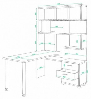 Стол компьютерный Домино СР-420/130 в Ханты-Мансийске - hanty-mansiysk.mebel24.online | фото 2
