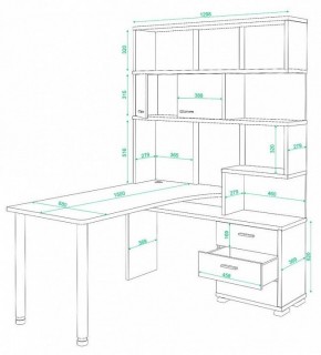 Стол компьютерный Домино СР-420/150 в Ханты-Мансийске - hanty-mansiysk.mebel24.online | фото 2