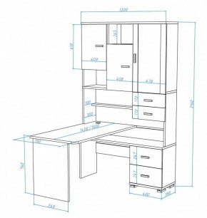 Стол компьютерный Домино СР-620/140 в Ханты-Мансийске - hanty-mansiysk.mebel24.online | фото 3