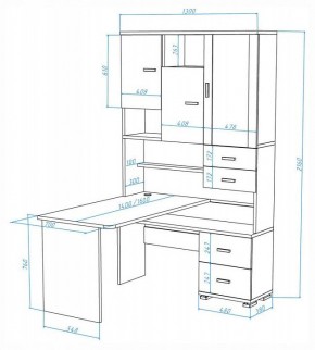 Стол компьютерный Домино СР-620-160 в Ханты-Мансийске - hanty-mansiysk.mebel24.online | фото 2