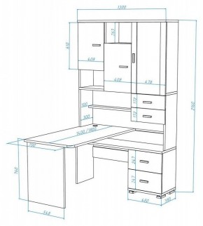 Стол компьютерный Домино СР-620/180 в Ханты-Мансийске - hanty-mansiysk.mebel24.online | фото 2