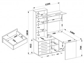 Стол компьютерный КСТ-14Л в Ханты-Мансийске - hanty-mansiysk.mebel24.online | фото 4