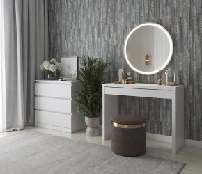 Стол косметический Энкель 100 белый в Ханты-Мансийске - hanty-mansiysk.mebel24.online | фото 4