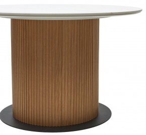 Стол MESA D120 цвет БЕЛЫЙ МРАМОР M326 / Каркас OAK, ®DISAUR в Ханты-Мансийске - hanty-mansiysk.mebel24.online | фото 6