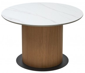 Стол MESA D120 цвет БЕЛЫЙ МРАМОР M326 / Каркас OAK, ®DISAUR в Ханты-Мансийске - hanty-mansiysk.mebel24.online | фото 7