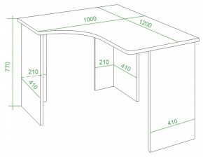 Стол письменный Домино Lite СКЛ-Угл120 в Ханты-Мансийске - hanty-mansiysk.mebel24.online | фото 3